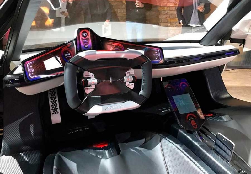 Концепт Apex AP-0 - электромобиль из углеродного волокна стоимостью 165 тысяч евро