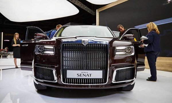 Аурус Сенат седан – премиальный автомобиль российского производства