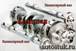 Двигатель с балансирным валом