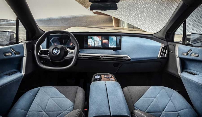 BMW IX - новый электрический кроссовер с необычным дизайном