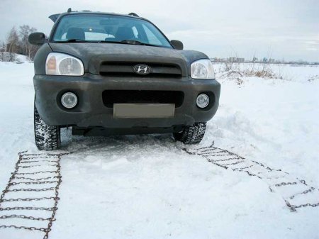 Цепи противоскольжения, виды, как сделать своими руками