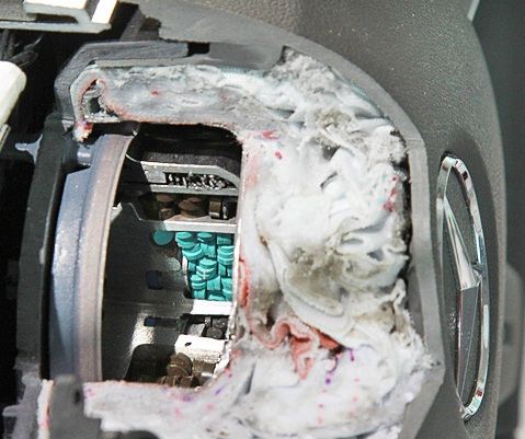 Что делать если сработала подушка безопасности