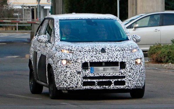Citroen тестирует обновлённый хэтчбек C3