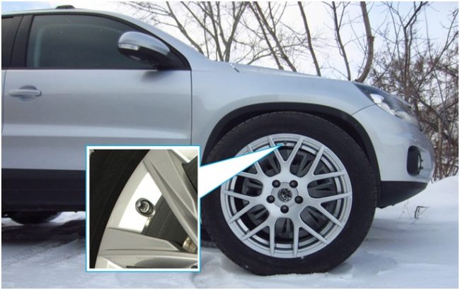 Датчик давления в шинах Volkswagen Tiguan