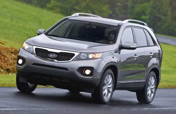 Где номер кузова на KIA Sorento?