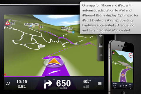 GPS-навигатор для iPhone / iPad - Sygic Turkey (русский)
