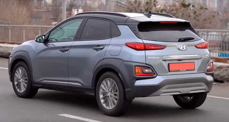 Hyundai Kona - компактный городской кроссовер с революционным дизайном