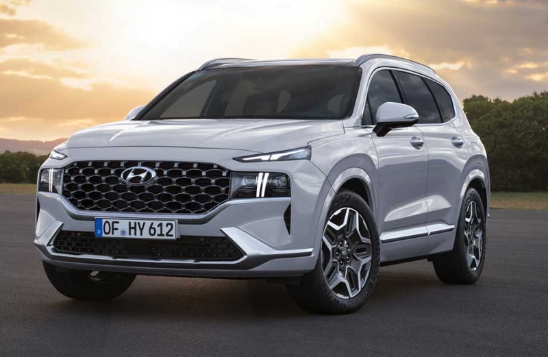 Hyundai Santa Fe 2021 с новыми двигателями в России