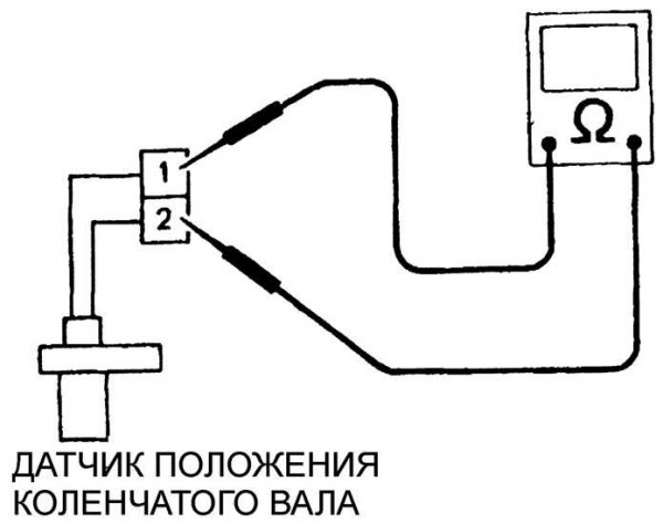 Как проверить датчик коленвала тестером и мультиметром