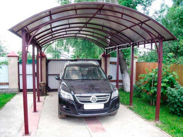 Как сделать навес для автомобиля своими руками