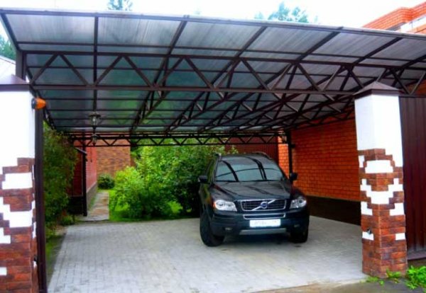 Как сделать навес для автомобиля своими руками