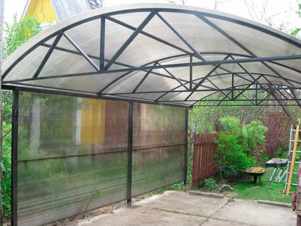 Как сделать навес для автомобиля своими руками