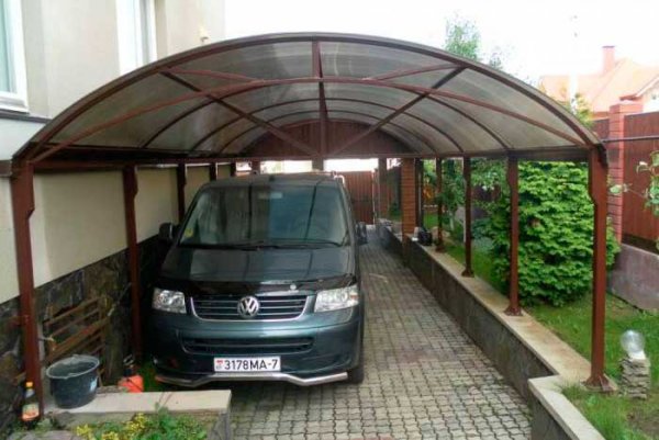 Как сделать навес для автомобиля своими руками