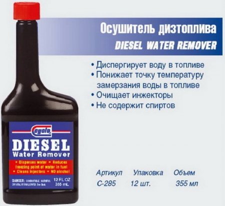 Как удалить воду из бензобака