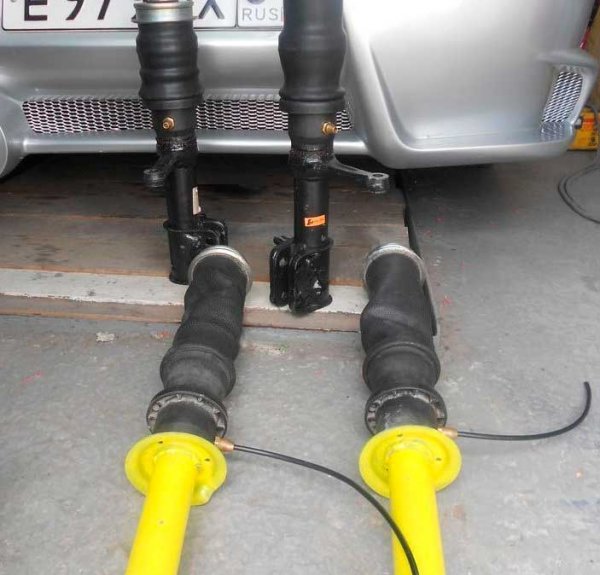 Как установить пневмоподвеску своими руками