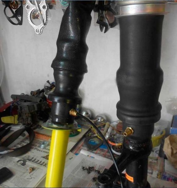 Как установить пневмоподвеску своими руками