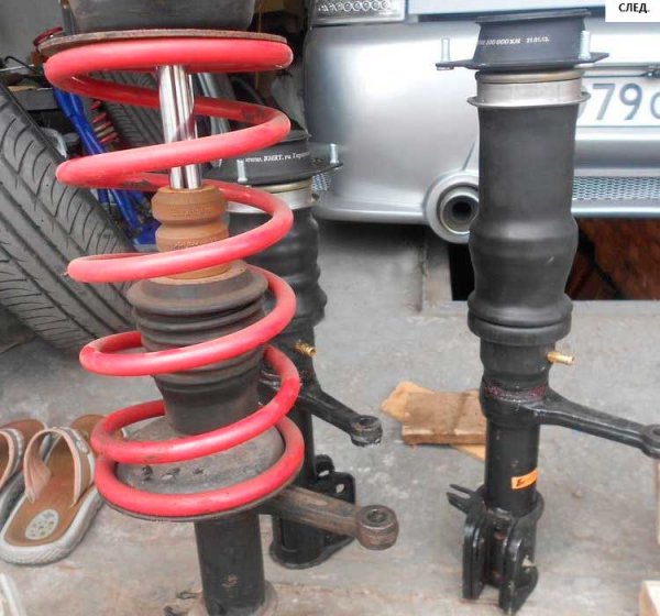Как установить пневмоподвеску своими руками