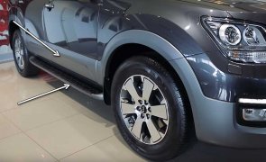 Kia Mohave 2018 - внедорожник на шасси с мускулистым кузовом