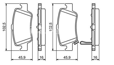 Колодки тормозные, диски суппорта Toyota Corolla 150