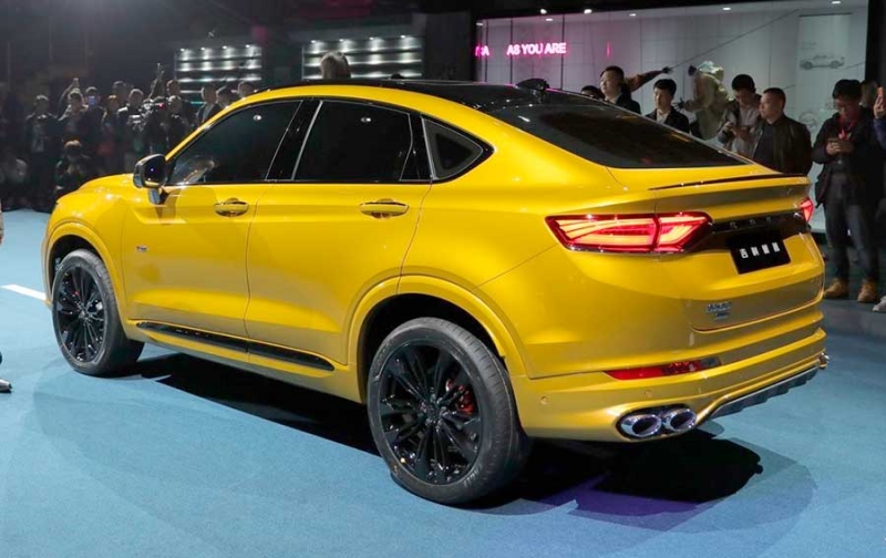 Кросс-купе Geely FY11 - серьезный конкурент внедорожнику BMW X4
