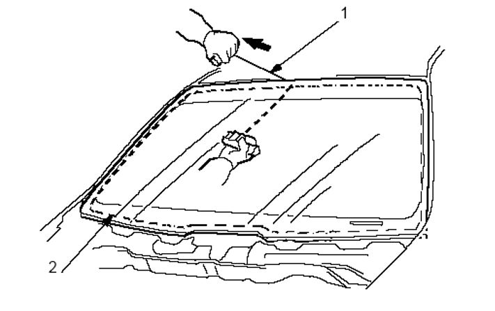 Лобовое стекло на Accord 7
