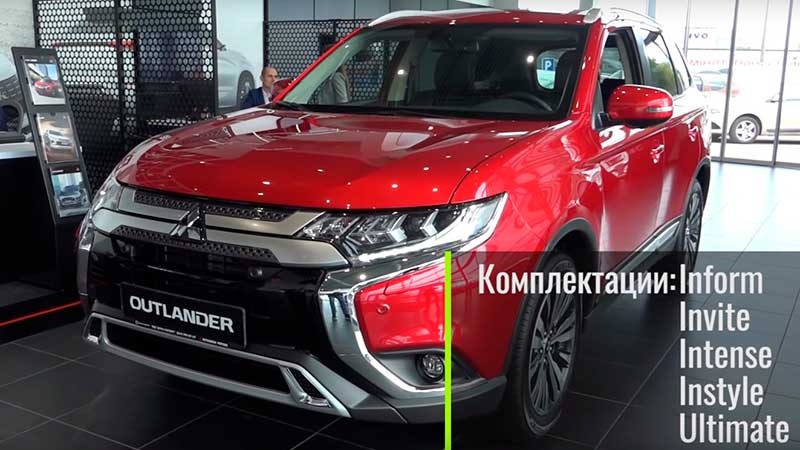 Mitsubishi Outlander 2020 - фантастический Mitsu с 7 посадочными местами на мяч