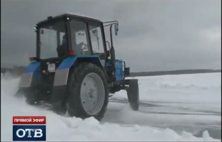 На тракторе в Крыму