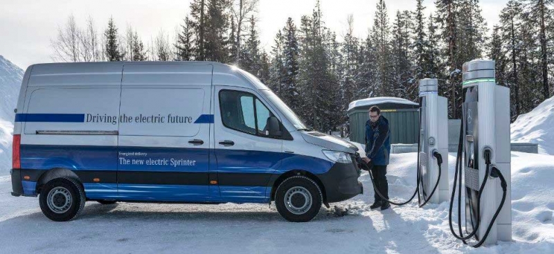 Немцы представили полностью электрический грузовой Mercedes Sprinter