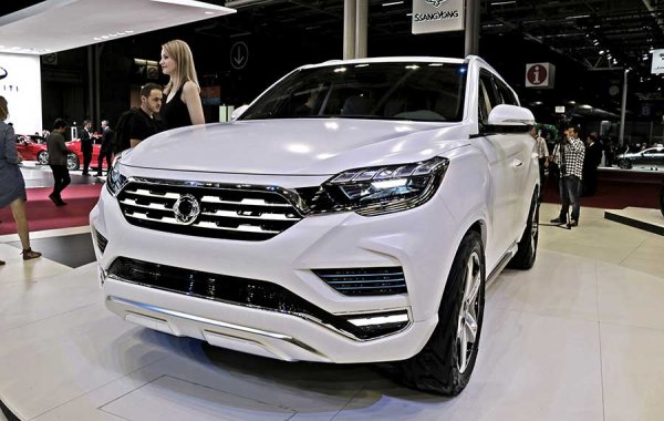 Новый корейский внедорожник Sanyeng Rexton 2017/2018