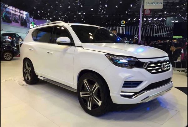 Новый корейский внедорожник Sanyeng Rexton 2017/2018