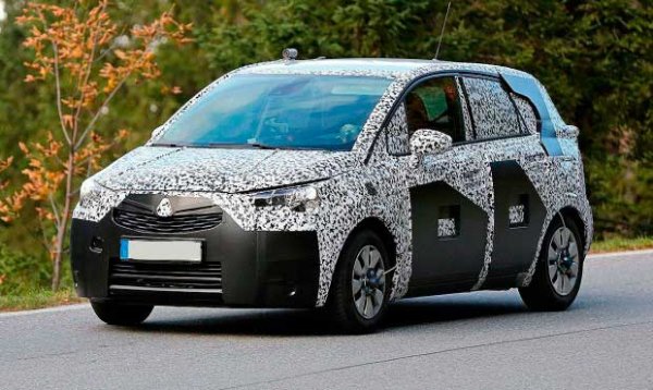 Новый Opel Meriva станет похожим на кроссовер