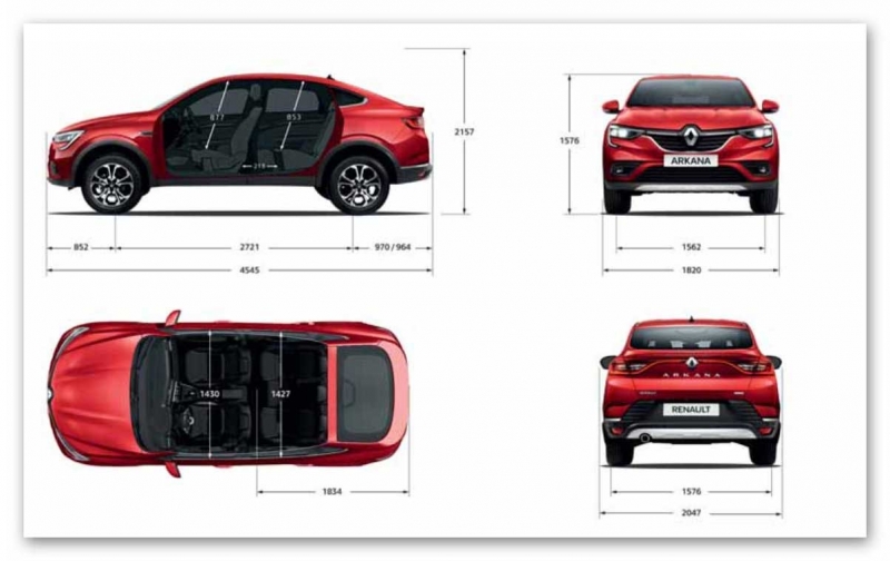 Новый Renault Arkana для Украины. Чем отличается от русской версии?