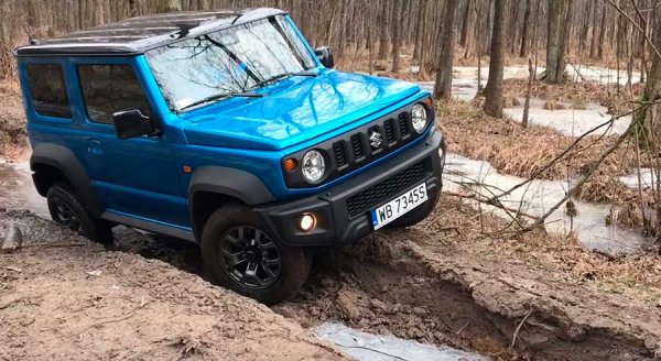 Suzuki Jimny четвертого поколения 2019 года - крупнотоннажный мини-внедорожник