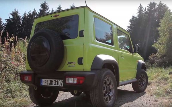 Suzuki Jimny четвертого поколения 2019 года - крупнотоннажный мини-внедорожник