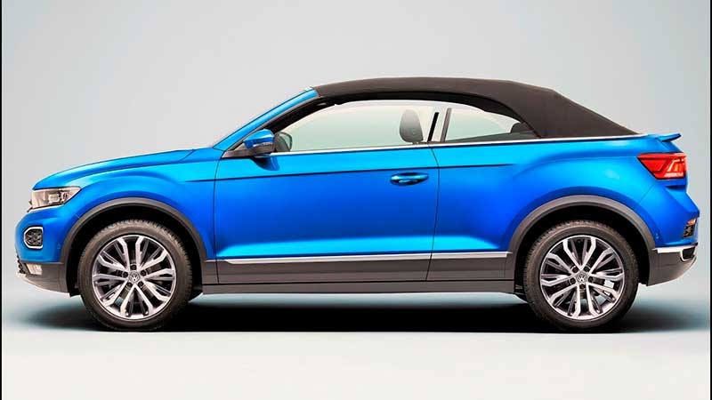 Новый Volkswagen T-Roc с мягкой крышей