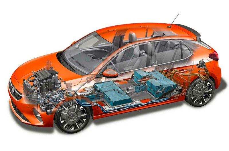 Opel Corsa полностью электрический