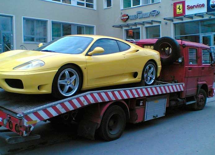 Особенности эвакуации автомобилей с низким клиренсом