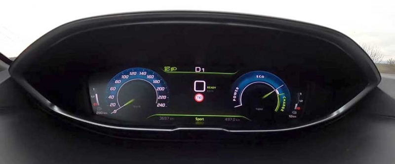 Peugeot 3008 Hybrid 4 2021 - новый подключаемый гибрид с ночным видением