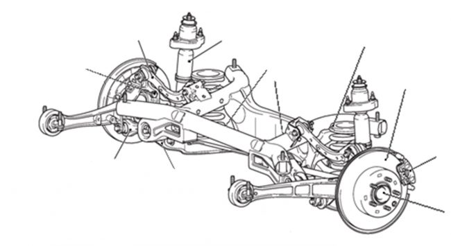 Подвеска для Mitsubishi Lancer 9