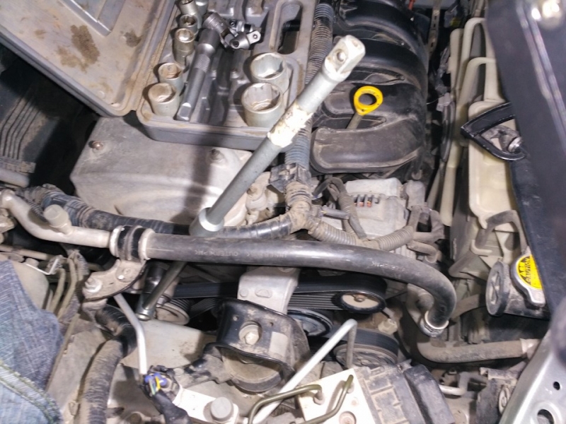 Приводной ремень и генератор на Corolla 120