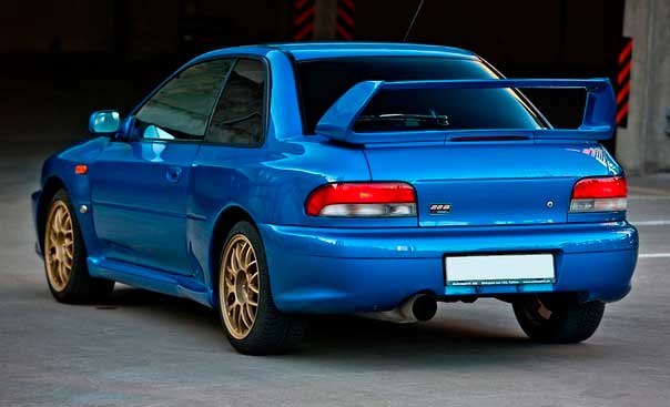 продается редкое купе SUBARU Impreza с индексом 22B STI