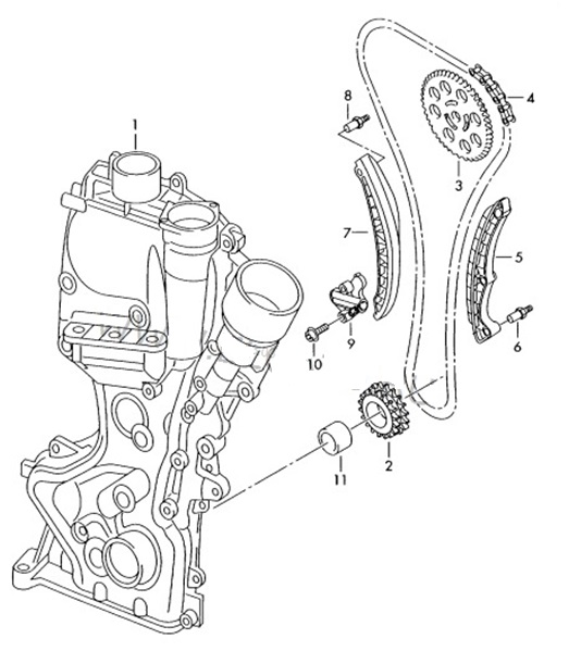 Распредвал на Volkswagen Polo