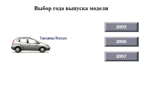 Ремонт Chevrolet Tacuma (Шевроле Такума)