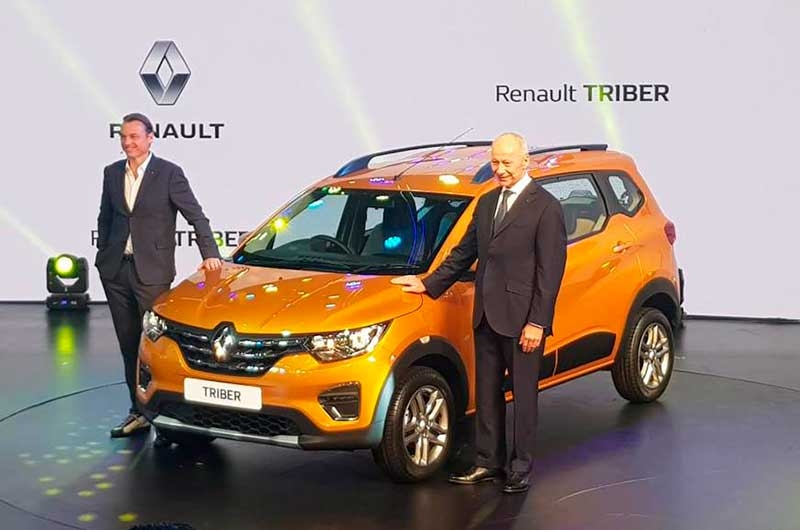 Renault Triber - самый дешевый кроссовер на 7 мест