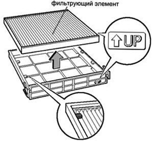 Фильтр салонный на Corolla 120