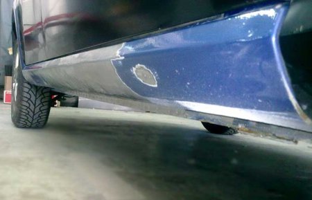 Самостоятельный ремонт порогов автомобиля
