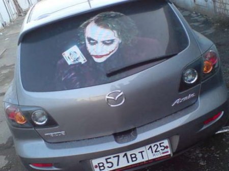 Шелкография на стекле — новый элемент автомобильного тюнинга