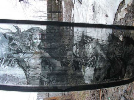 Шелкография на стекле — новый элемент автомобильного тюнинга