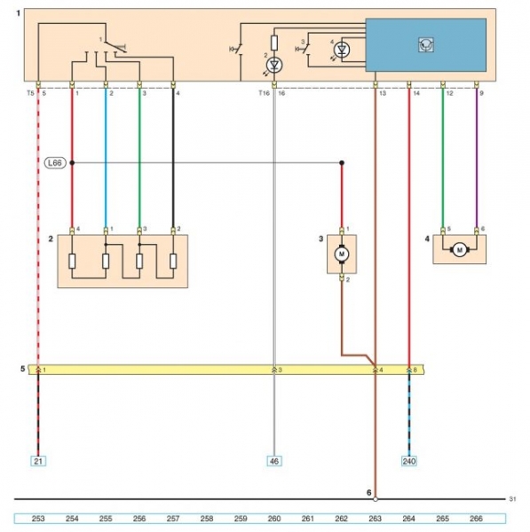 Схема Volkswagen Polo