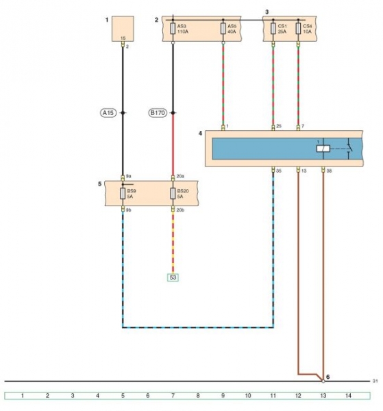 Схема Volkswagen Polo